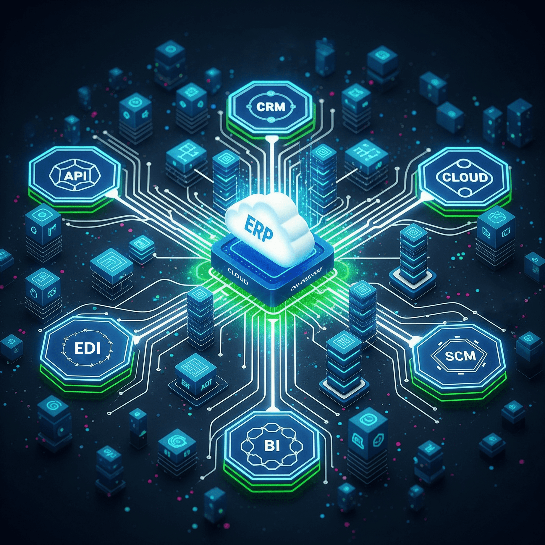 Warstwa techniczna ERP – chmura, on‑premise, hybryda